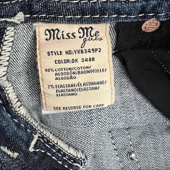 Miss Me Cuffed Capri Girls size 16 - Picture 7 of 8